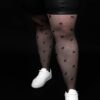 Collants résille pois C57 - leggings