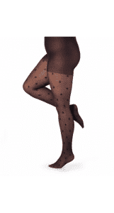 Calze A Rete Nude E Nero Da Pamela Mann Ideale Danza Taglie Forti