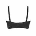 Le Soutien gorge bandeau Dana noir, doté de bretelles ajustables et d'une fermeture à crochets dans le dos, se pose à plat et se voit de dos. Mode Grande Taille garantit à la fois confort et style aux silhouettes généreuses. Mode Grande taille