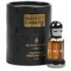 Un flacon d'huile de parfum concentrée Musk Dhan Al Oud Cambodi se dresse à côté de son emballage cylindrique noir, incarnant l'élégance de Mode Grande Taille. Mode Grande taille