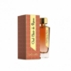 Un flacon d'Eau de parfum Oud Elixir Gold Label exposé à côté de sa boîte décorative assortie. Mode Grande taille