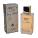 Eau de parfum Liberty Life Long Island 100 ml pour femme avec bouchon et accents dorés, comprend un flacon de parfum et une boîte d'emballage. Mode Grande taille