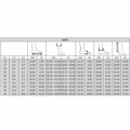 Tableau des pointures pour Bottes cavalières mollets larges 4XL Kate - Gabylou avec les pointures EU, US, UK, les mesures du pied en cm et en pouces et les diagrammes du pied. Mode Grande taille