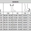 Bottes à talons mollets larges 3/4XL Tableau des tailles Manon-Gabylou : Tailles EU, US, UK, mesures du pied (cm/pouces), et guide de mesure illustré. Mode Grande taille
