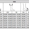 Bottines à talons 2XL Kim - Le tableau des tailles de Gabylou comprend les tailles EU, US, UK, les longueurs de pieds en cm/pouces, ainsi que les diagrammes de mesures de pieds. Mode Grande taille