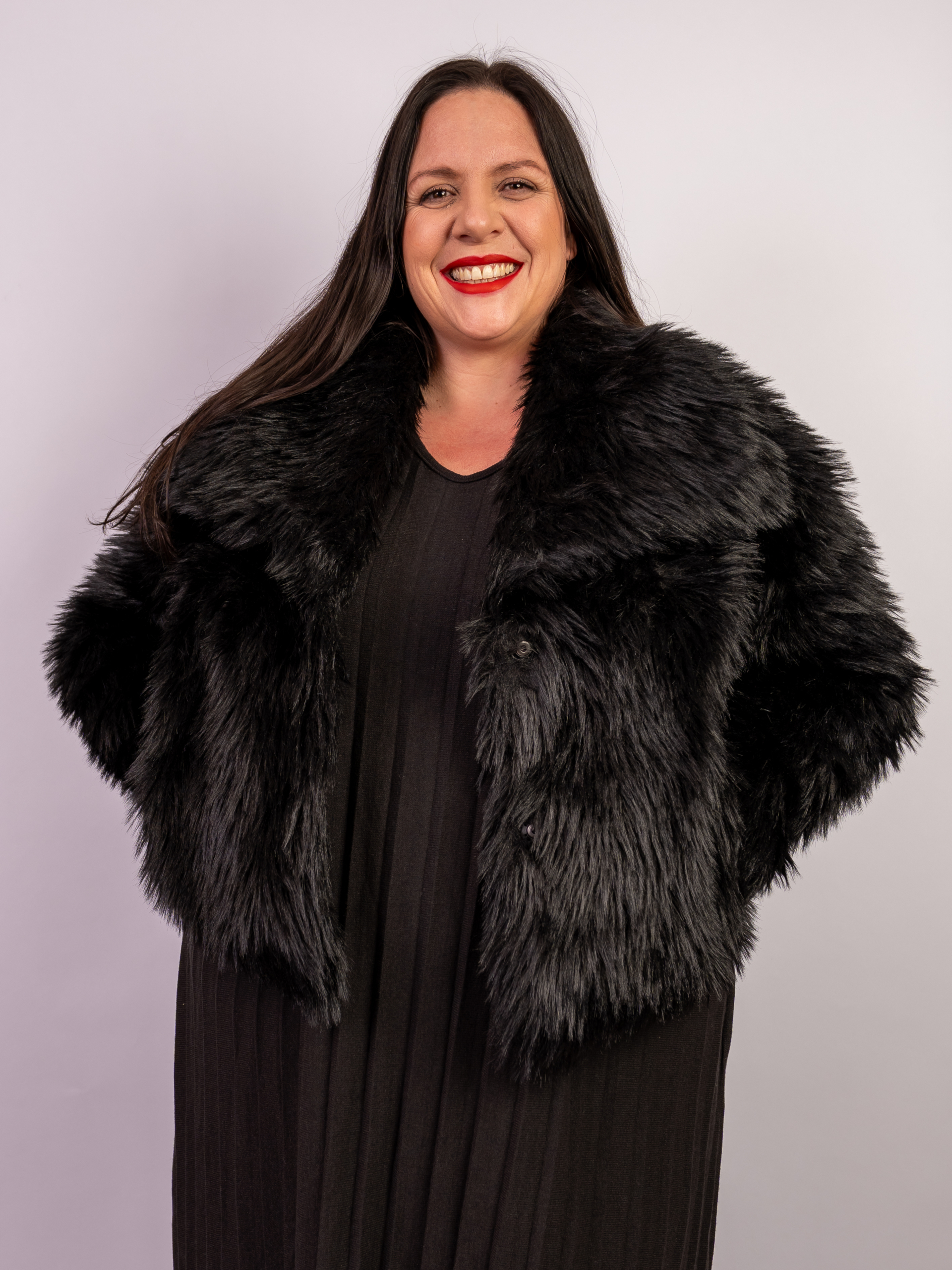 Veste en fausse fourrure grande taille – Fashion Curvy Shop