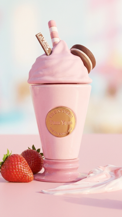 Brume parfumée YUM YUM Fraise 100 ml flacon collector milkshake