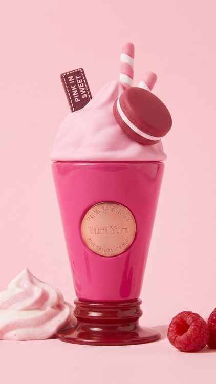 Brume parfumée YUM YUM Framboise 100 ml flacon collector milkshake