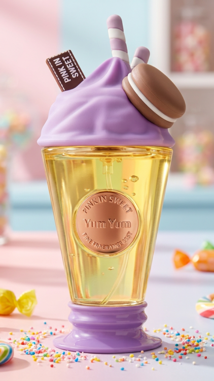 Brume parfumée Yum Yum Pink in Sweet 100 ml flacon milkshake senteur bonbon