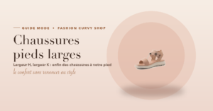 Sandale nude pour pieds larges Gabylou largeur H – Fashion Curvy Shop