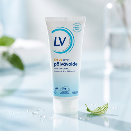 Tube de crème de jour hydratante LV SPF 20 60 ml, vegan et sans parfum