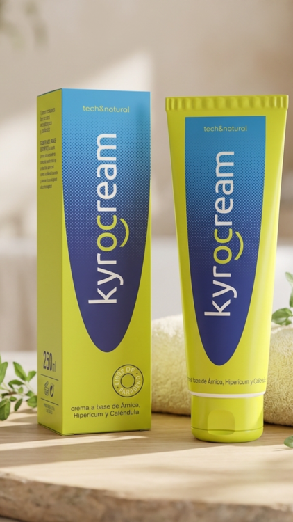 Crème de massage Kyrocream 250 ml à l'arnica, millepertuis et calendula
