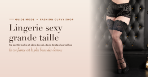 Jambes en bas dentelle autofixants, lingerie sexy grande taille – Fashion Curvy Shop