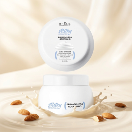 Masque capillaire nourrissant Brelil Milky Sensation BB Mask 250 ml aux protéines de lait