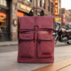 Sac à dos moto urbain Bagster District 20 litres coloris bordeaux