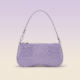 Sac à main JW PEI Eva bandoulière violet lilas effet croco