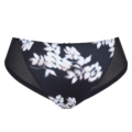 Culotte haute grande taille Bliss de Sculptresse noir à imprimé floral flou