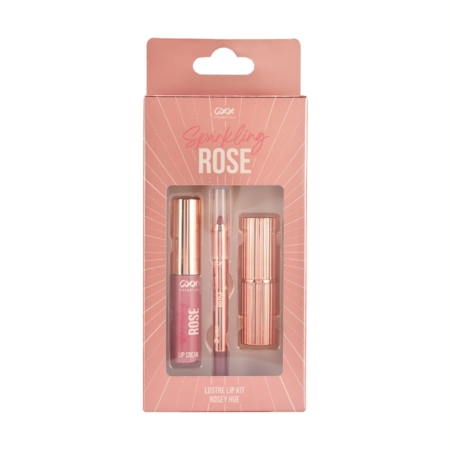 Kit Lèvres Sparkling Rose - OXX Cosmetics — kit lèvres rose maquillage
