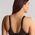 Soutien-gorge grande taille Bliss de Sculptresse noir à imprimé floral flou