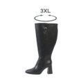Bottes Aneta Gabylou noires, tour de mollet vario 3XL/4XL
