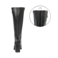 Bottes Aneta Gabylou noires : zip arrière et soufflet d'aisance +3 cm