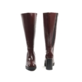 Bottes Mélissa Gabylou bordeaux, vue arrière avec zip