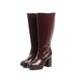 Paire de bottes Mélissa Gabylou bordeaux