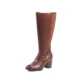 Bottes mollets larges 2XL Marta Gabylou marron, talon 7,5 cm