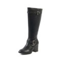 Bottes à talon Chrystel Gabylou noires, mollet vario XL/2XL
